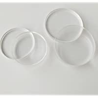 Los mejores  - MEYA - Juego de 20 discos acrílicos transparentes- plexiglás cortados con láser- círculo redondo de 1-8&quot-